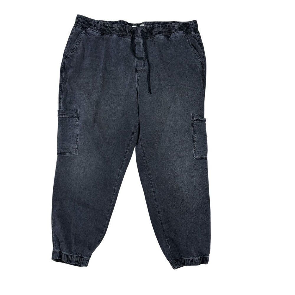 Sonoma Black Denim Joggers Plus Size XXL